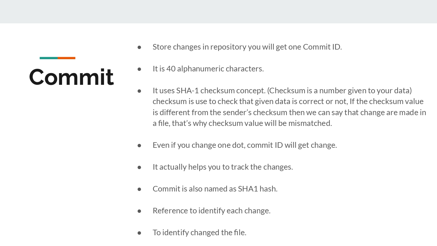 git commit